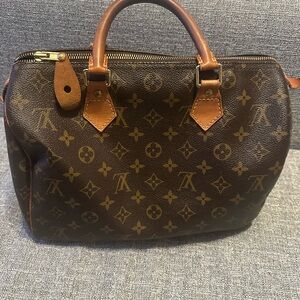 Louis Vuitton monogram speedy 30